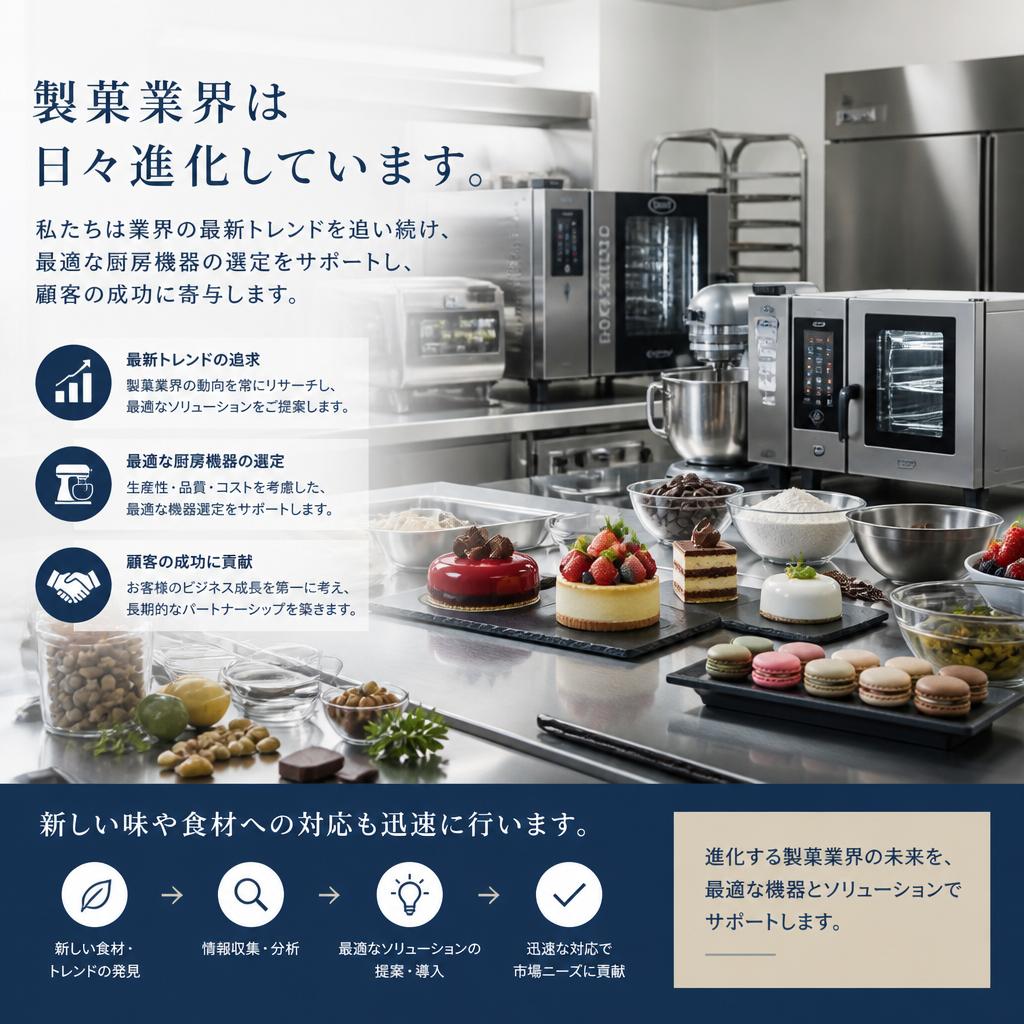 製菓業界の最新トレンド