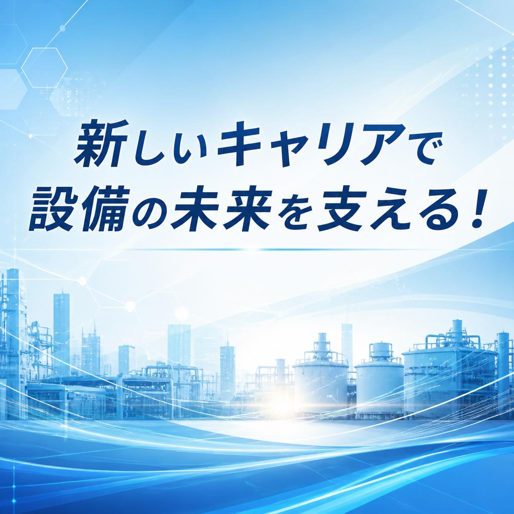新しいキャリアで設備の未来を支える！