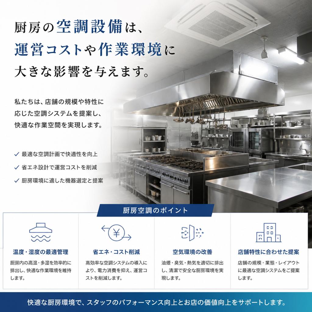 幅広い空調設備の提案